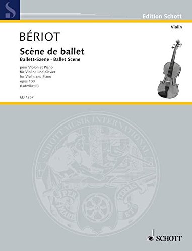 9790001032773: Ballet Scene: op. 100. violin and orchestra. Rduction pour piano avec partie soliste.