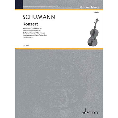 Imagen de archivo de Konzert d-Moll: Violine und Orchester. Klavierauszug mit Solostimme. (Edition Schott) a la venta por Modernes Antiquariat an der Kyll