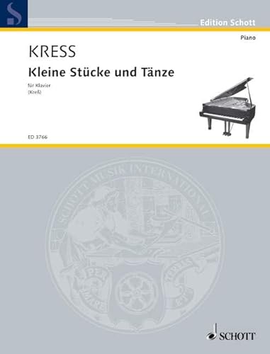 Imagen de archivo de Kleine Stcke und Tnze: Klavier. (Edition Schott) a la venta por medimops