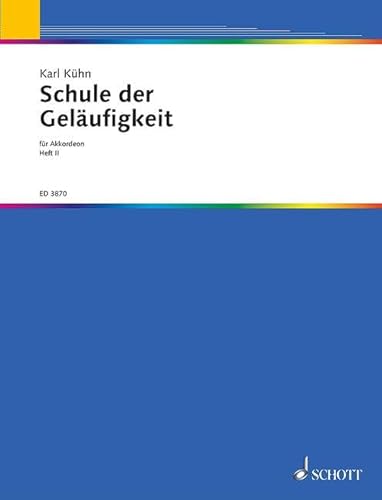 9790001046503: Schule der Gelufigkeit: nach Etden von Czerny, Bertini, Lemoine u.a.. Accordion.