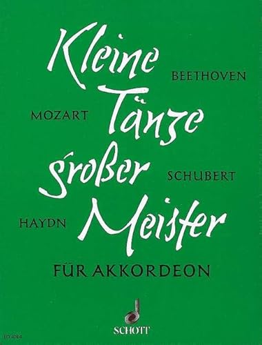 9790001054492: Kleine Tnze groer Meister: Accordion.