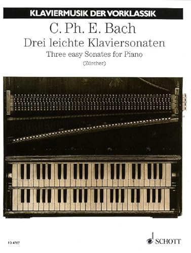 9790001054522: Three easy sonatas: piano.