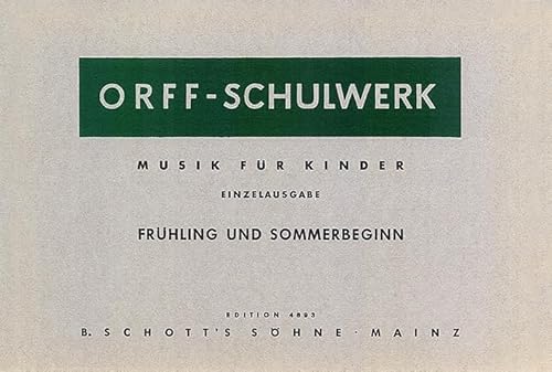 Imagen de archivo de Frhling und Sommerbeginn a la venta por Livre et Partition en Stock