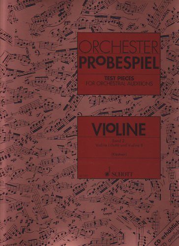 9790001081399: Orchester probespiel 2 violon