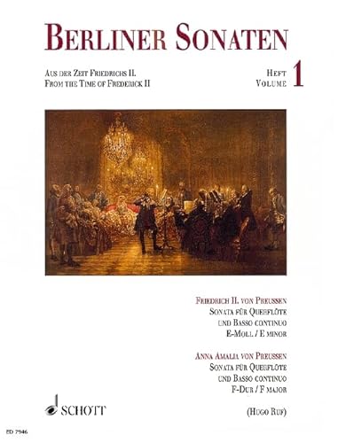 9790001082204: Berlin Sonatas: From the Time of Frederick II. flute and basso continuo.