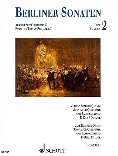 9790001082211: Berlin Sonatas: From the Time of Frederick II. flute and basso continuo.