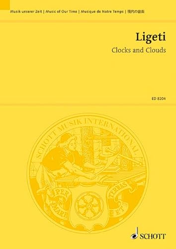 9790001083966: Clocks and Clouds: for 12-part female choir and orchestra. Women's Choir (in 12 voices) and Orchestra. Partition d'tude.