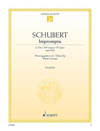 Stock image for Impromptu: Nr. 2 Es-Dur. op. 90. D 899. Klavier. (Edition Schott Einzelausgabe) for sale by medimops
