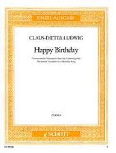 9790001092562: Happy Birthday: Humorous Variations on a Birthday Song. piano.