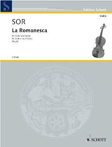 9790001102865: La Romanesca: violin and guitar.