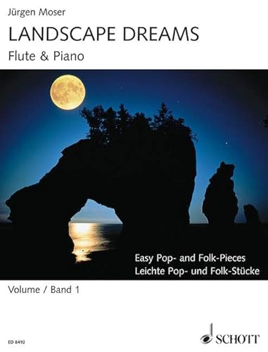 9790001112949: Landscape Dreams: Easy Pop and Folk Pieces. flute and piano.