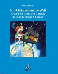 Beispielbild fr Mit 4 Hnden um die Welt: Internationale Lieder und Tnze. Klavier 4-hndig. zum Verkauf von medimops