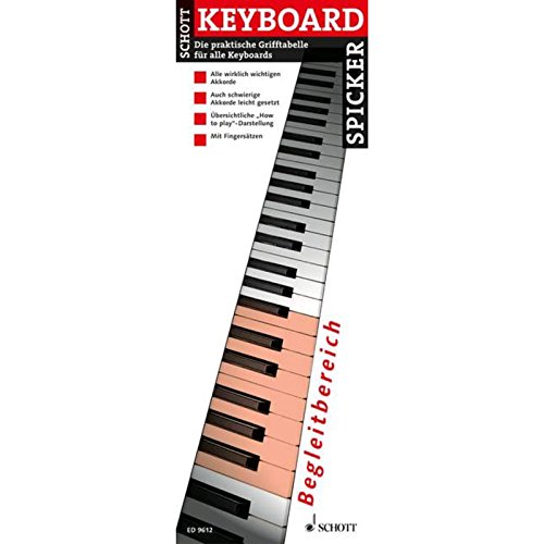Beispielbild fr Keyboard Spicker: Die praktische Grifftabelle fr alle Keyboards. Keyboard. zum Verkauf von medimops