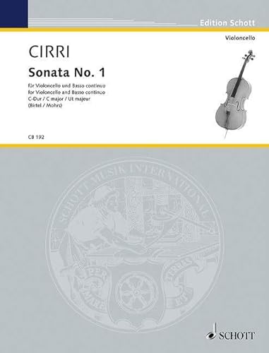 9790001147354: Sonata en ut majeur: cello and basso continuo.