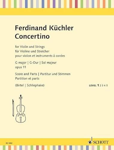 Concertino G-Dur op 11 - Kuechler Ferdinand