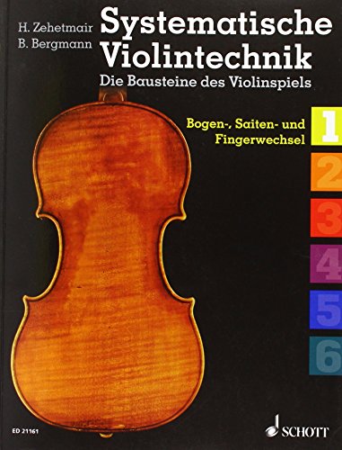 9790001177740: Systematische violintechnik band 1 violon