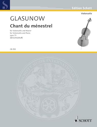 Stock image for Chant du menestrel op 71 for sale by CONTINUO Noten-Buch-Versand