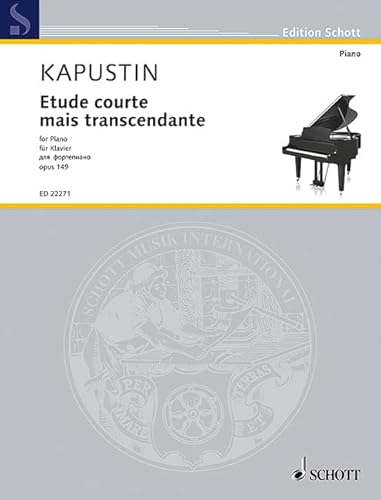 9790001203098: Etude courte mais transcendante: op. 149. piano.