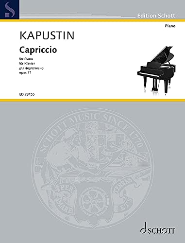 9790001207850: Capriccio: op. 71. piano.