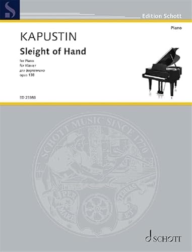 9790001212298: Sleight of Hand: op. 138. piano.