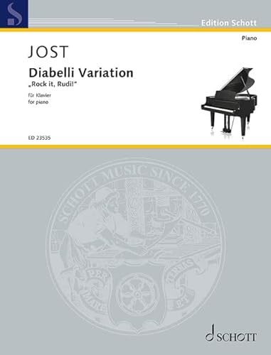 9790001214933: Diabelli Variation "Rock it, Rudi!": fr Klavier. Klavier.
