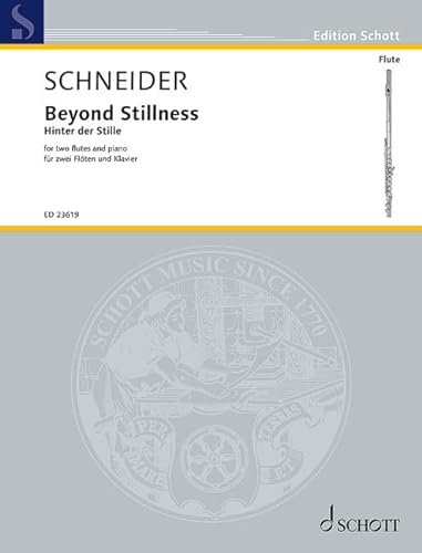 Stock image for Hinter der Stille : fr zwei Flten und Klavier for sale by AHA-BUCH GmbH