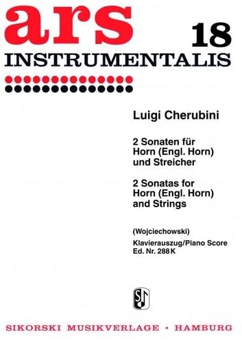 9790003002316: 2 Sonaten: fr Waldhorn (oder Englisch Horn) und Streichorchester. Rduction pour piano.