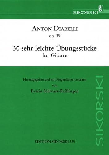 Imagen de archivo de 30 sehr leichte bungsstcke op. 39 a la venta por Livre et Partition en Stock