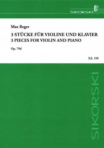 9790003002903: 3 Stcke: fr Violine und Klavier. op. 79 d.