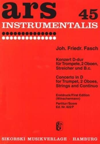 9790003007120: Konzert: fr Trompete in D (Clarino), 2 Oboen, Streicher und B.c.. Partition.