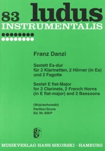 9790003007526: Sextett: fr 2 Klarinetten, 2 Hrner (in Es) und 2 Fagotte. Partition.