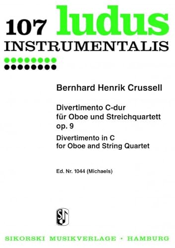 9790003010847: Divertimento: fr Oboe und Streichquartett. op. 9. Jeu de parties.