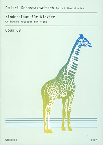 Beispielbild fr SHOSTAKOVICH - Album para Ni?os Op.69 para Piano zum Verkauf von Reuseabook