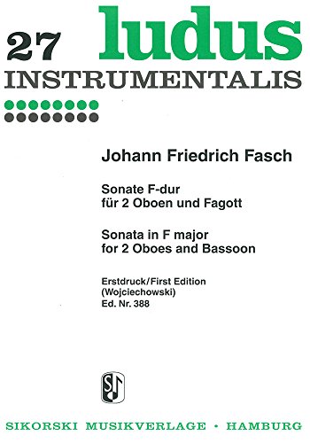 9790003024776: Sonate: fr 2 Oboen und Fagott