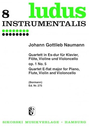 9790003032764: Quartett: fr Klavier, Flte, Violine und Violoncello. op. 1/5. Jeu de parties.