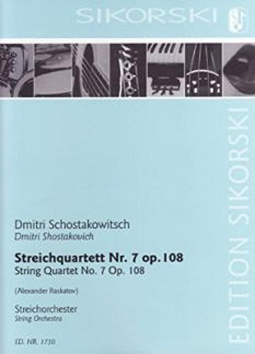 9790003035451: Shostakovich: String Quartet No. 7, Op. 108