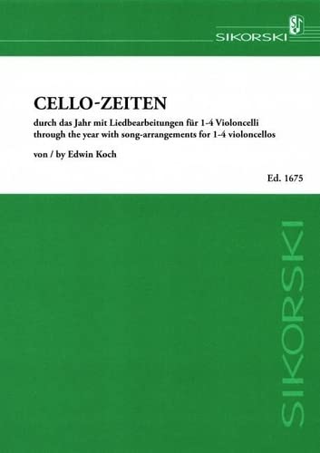 9790003037745: Cello-Zeiten: fr 1 bis 4 Violoncelli. Partition d'excution.
