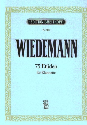 9790004162415: WIEDEMANN - Estudios (75) para Clarinete (Kluger)