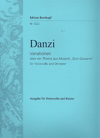 9790004167625: Variationen ber ein Thema aus W.A. Mozarts 'Don Giovanni' - Ausgabe fr Cello und Klavier (EB 6522)