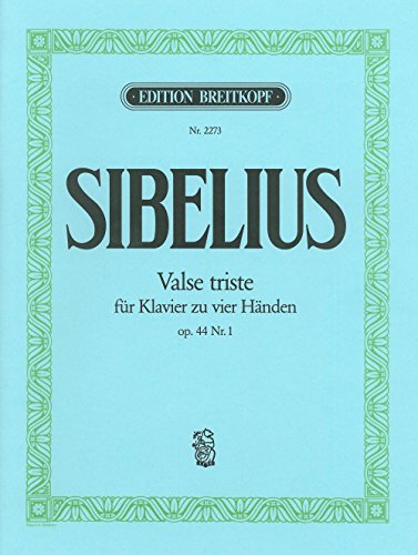 Beispielbild fr Valse Triste Op.44 Piano zum Verkauf von medimops