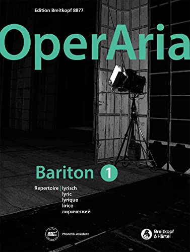 Beispielbild fr OperAria BaritonBand 1 (lyrisch). Das Repertoire fr alle Stimmgattungen. Mit CD ROM (EB 8877) zum Verkauf von medimops