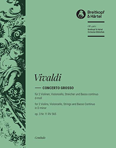 Beispielbild fr Concerto grosso d-moll op.3/11 zum Verkauf von medimops