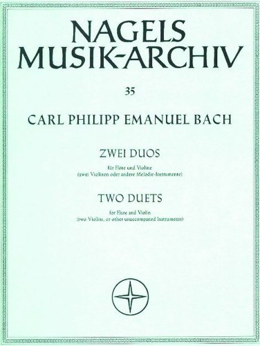 9790006006915: Zwei Duos aus 'Musikalisches Vielerley' Wq 140 & 142 [2 Duos from 'Musikalisches Vielerley']