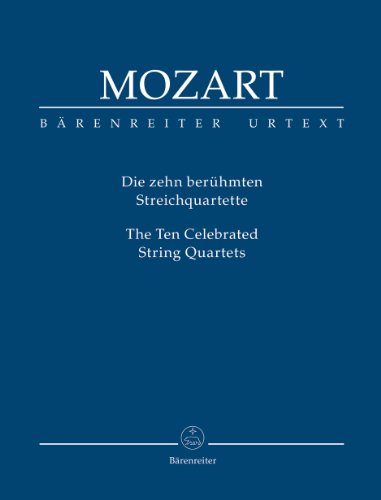 9790006201181: The Ten Celebrated String Quartets (Study Score)