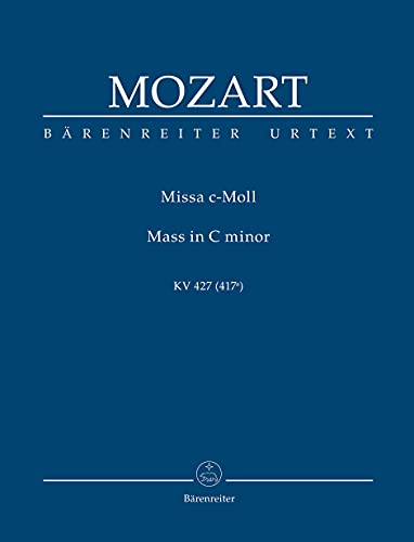 Imagen de archivo de BARENREITER TASCHENPARTITUREN MOZART W.A. - MISSA IN C KV 427 (KV 417A) - STUDIENPARTITUR a la venta por medimops