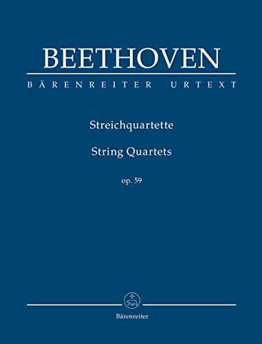 Beispielbild fr Streichquartette op. 59 I-III / String Quartets op. 59 I-III zum Verkauf von medimops