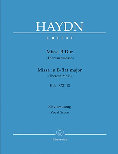 9790006452569: Mass in B-flat major Theresa Mass Hob.XXII:12 (Vocal Score)