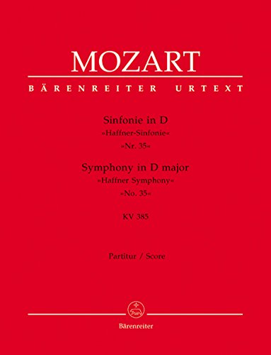 9790006456376: Symphony No.35 in D major K.385 Haffner (Full Score)