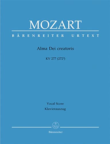 Beispielbild fr Alma Dei creatoris KV277 (272a) --- Chant(SATB)/Piano zum Verkauf von medimops