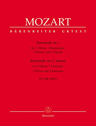 Stock image for Serenade in c fr 2 Oboen, 2 Klarinetten, 2 Hrner und 2 Fagotte for sale by CONTINUO Noten-Buch-Versand